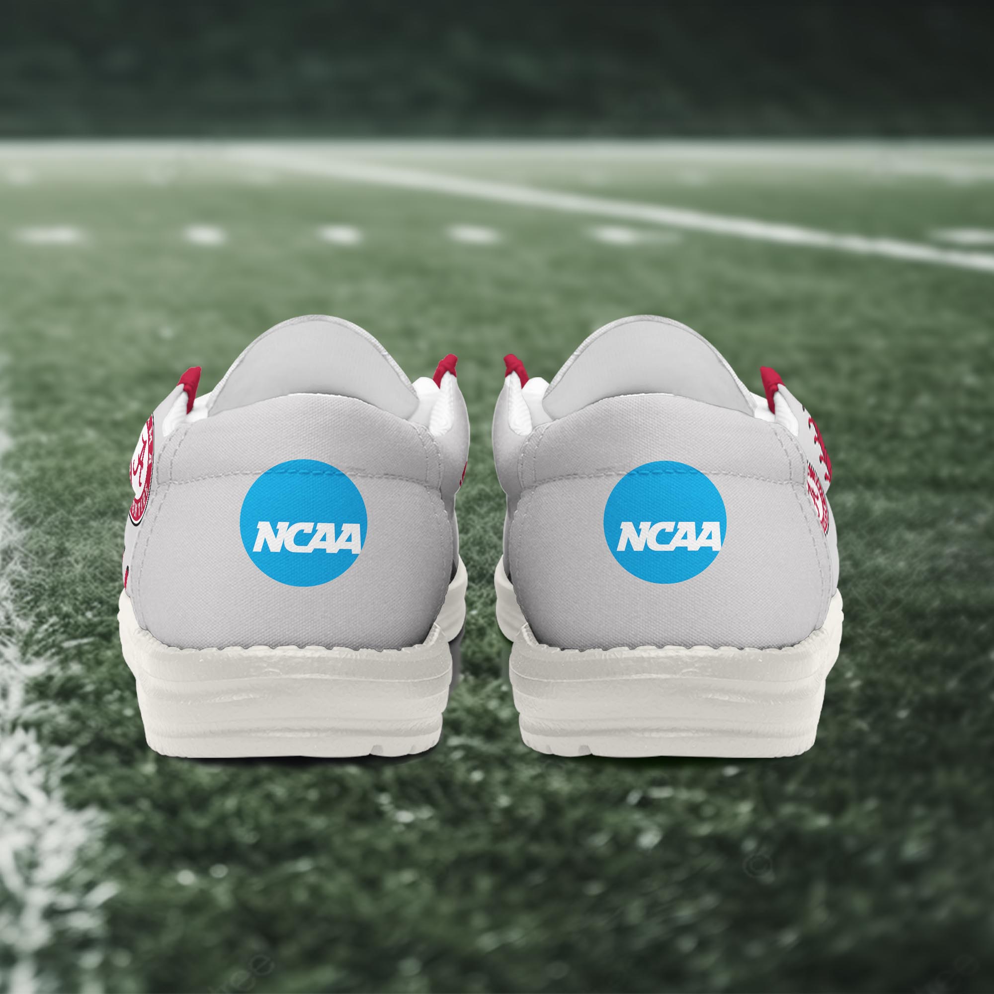 Alabama Crimson Tide Thickened Hey Dude Shoes Printed For Men And Women - Image 4
