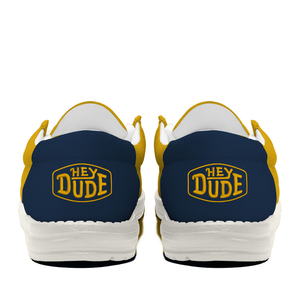 Notre Dame Fighting Irish Football Hey Dude Canvas Loafer Shoes For Men And Women - Image 4