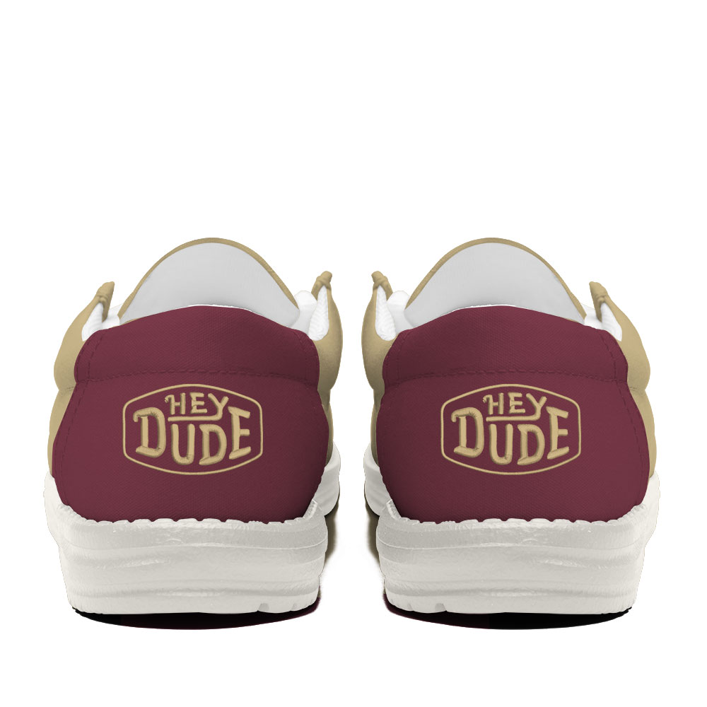 Florida State Seminoles Football Hey Dude Canvas Loafer Shoes For Men And Women - Image 4