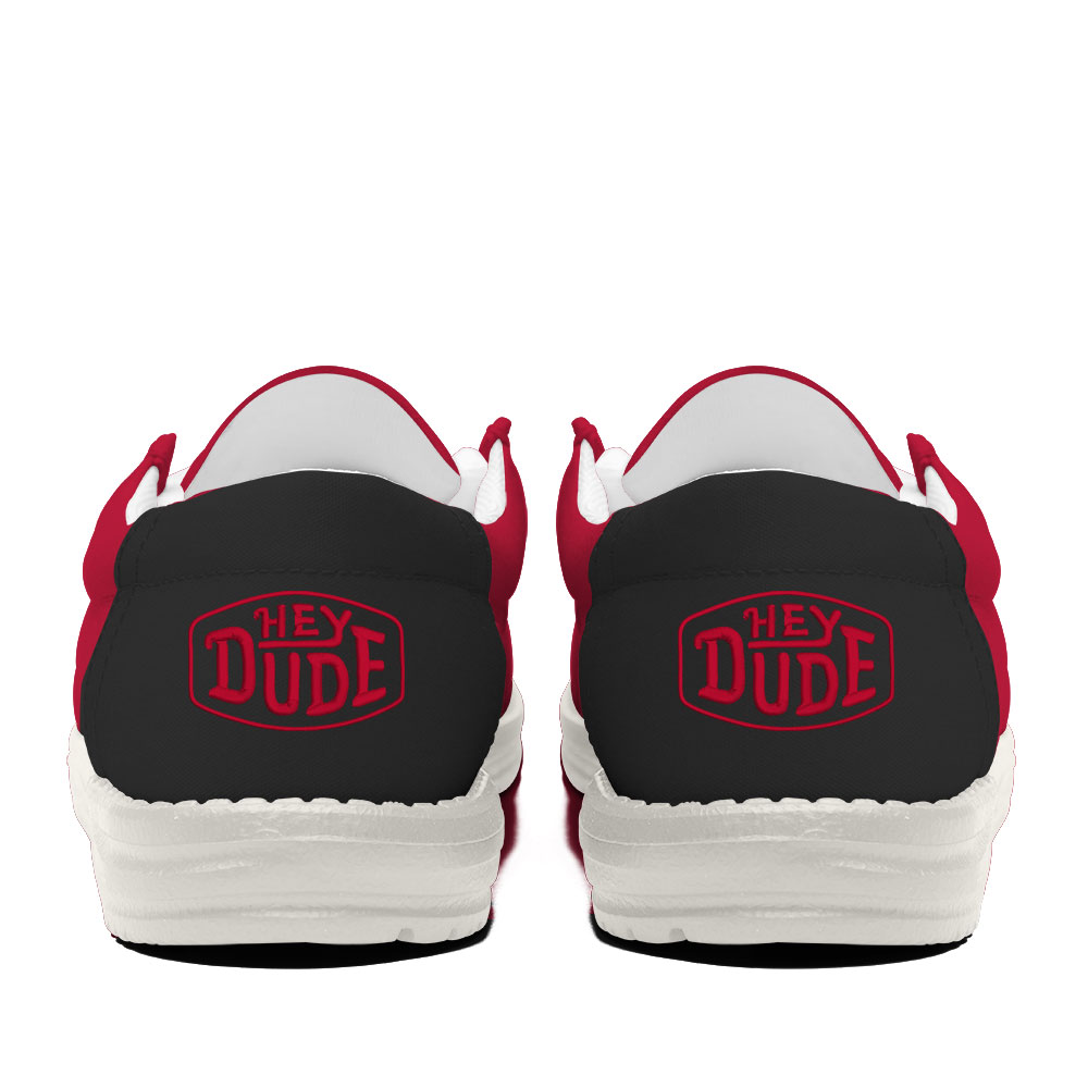 Georgia Bulldogs Football Hey Dude Canvas Loafer Shoes For Men And Women - Image 4