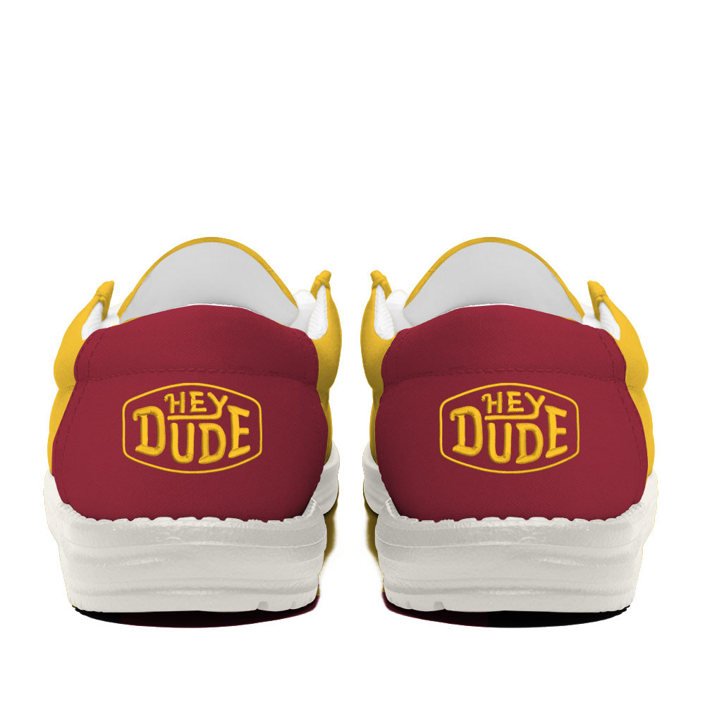 USC Trojans Football Hey Dude Canvas Loafer Shoes For Men And Women - Image 4