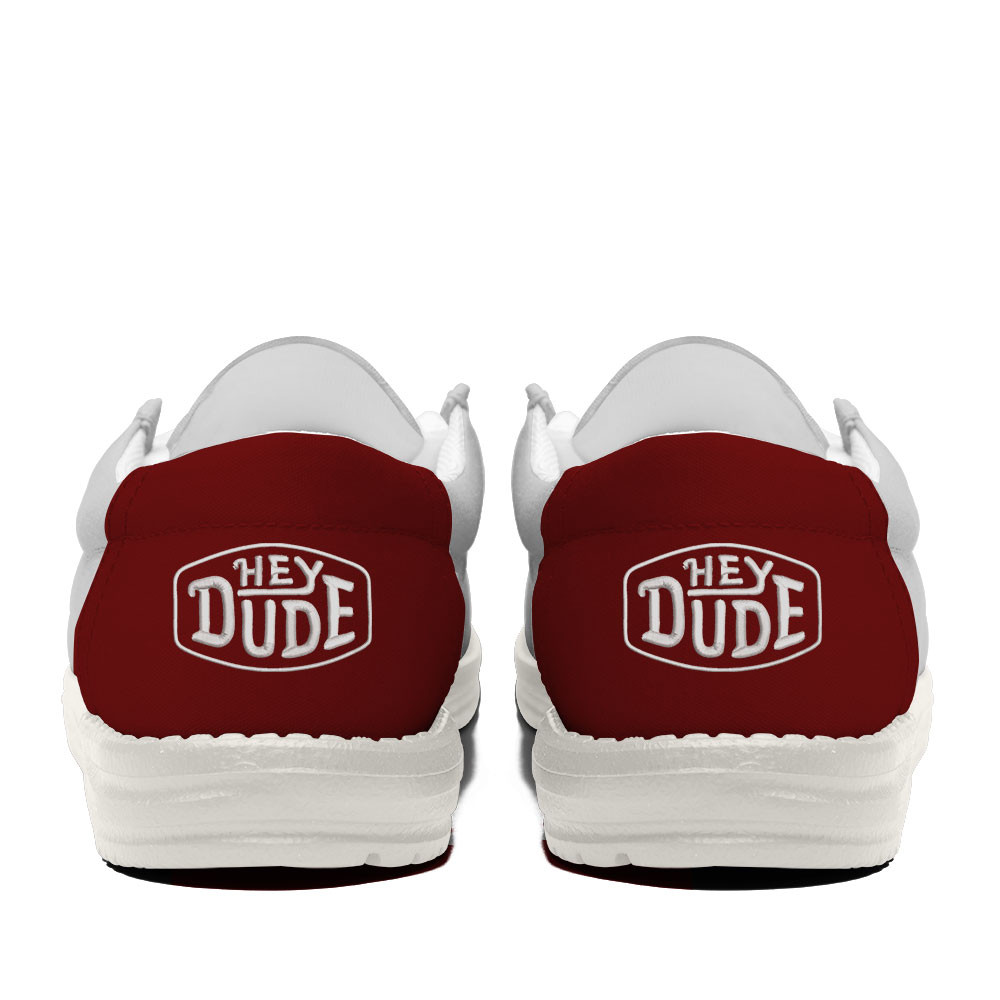 Mississippi State Bulldogs Football Hey Dude Canvas Loafer Shoes For Men And Women - Image 4