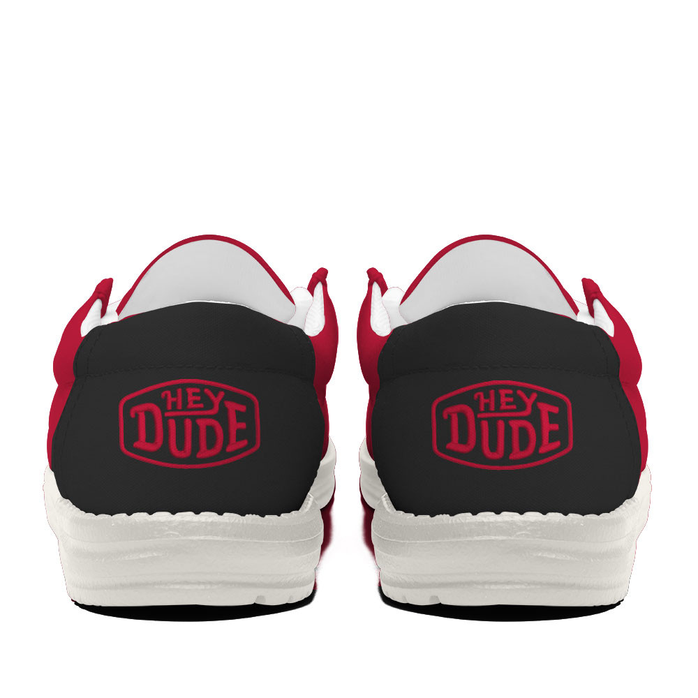 Georgia Bulldogs Football Hey Dude Canvas Loafer Shoes For Men And Women - Image 4