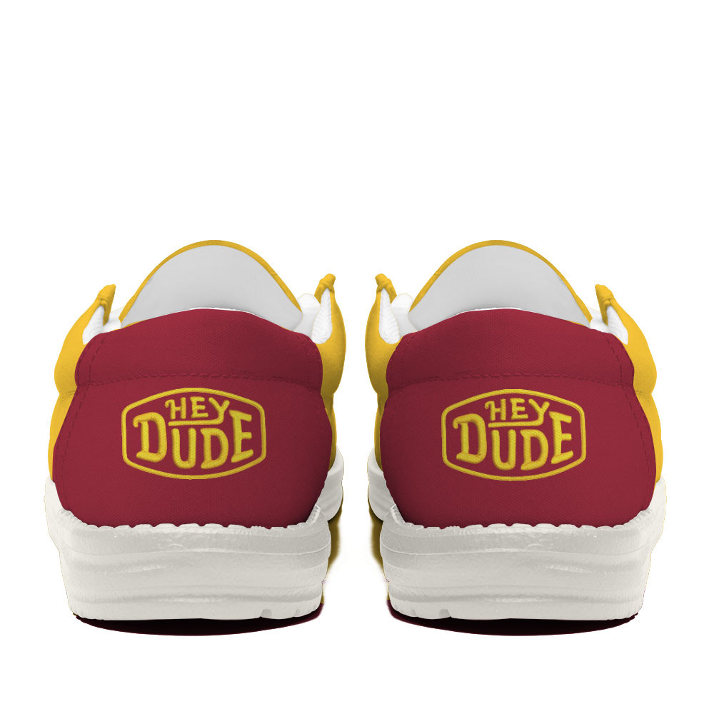 USC Trojans Football Hey Dude Canvas Loafer Shoes For Men And Women - Image 4