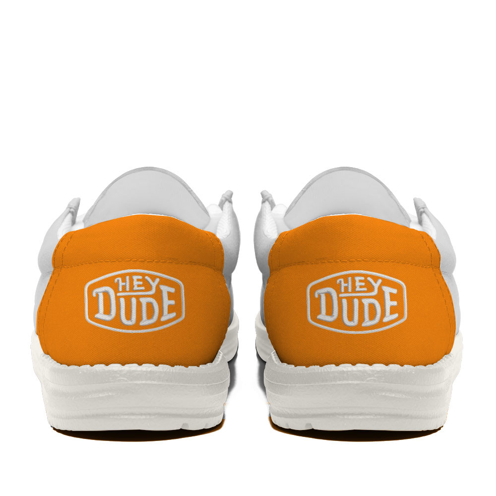 Tennessee Volunteers Football Hey Dude Canvas Loafer Shoes For Men And Women - Image 4