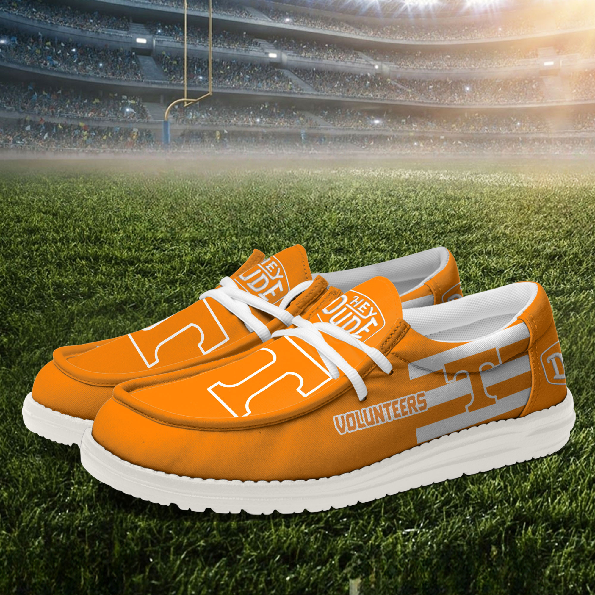 Tennessee Volunteers Hey Dude Canvas Loafer Shoes - Image 2