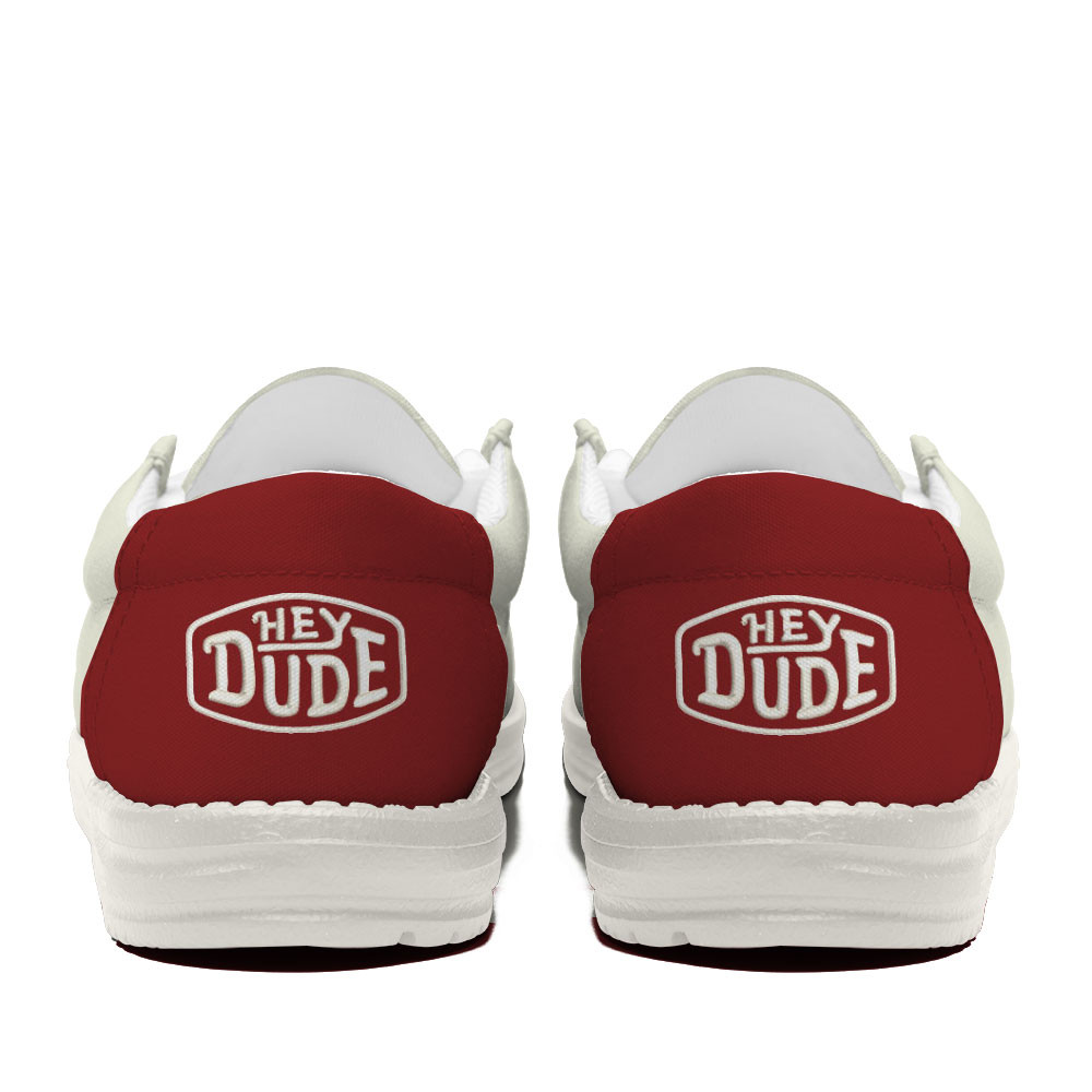 Oklahoma Sooners Football Hey Dude Canvas Loafer Shoes For Men And Women - Image 4