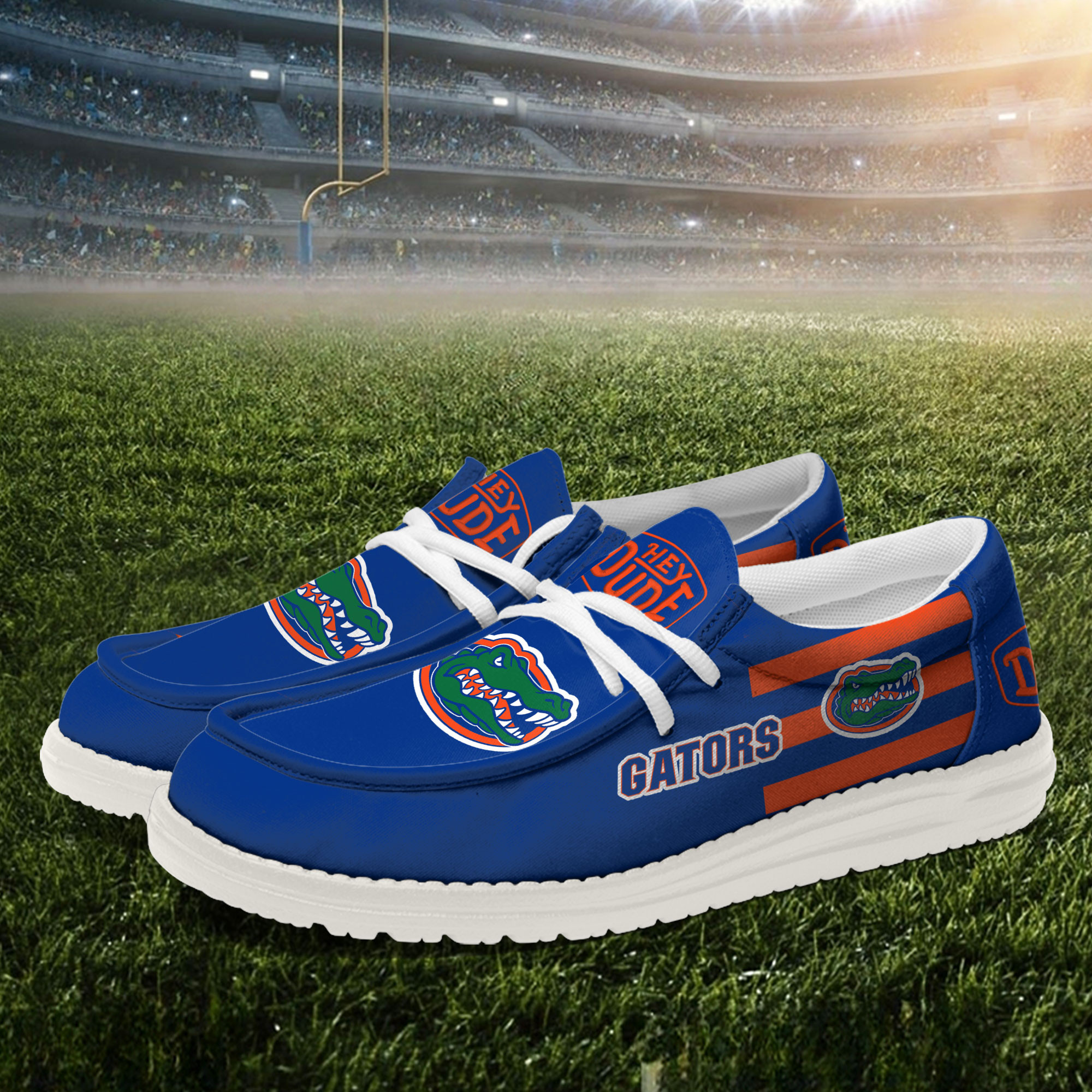 Florida Gators Hey Dude Canvas Loafer Shoes - Image 2