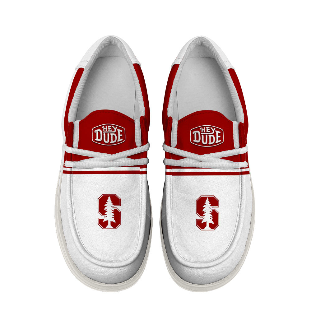 Stanford Cardinal Football Hey Dude Canvas Loafer Shoes For Men And Women - Image 4