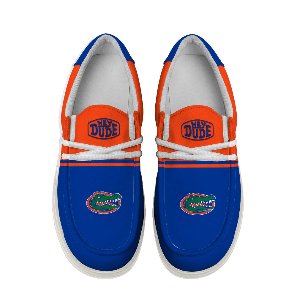 Florida Gators Football Hey Dude Canvas Loafer Shoes For Men And Women - Image 4
