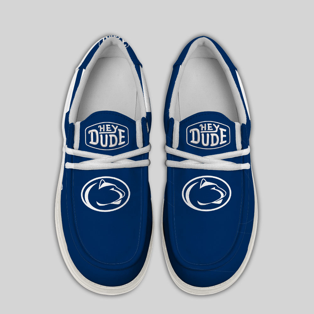 Penn State Nittany Lions Hey Dude Canvas Loafer Shoes - Image 4