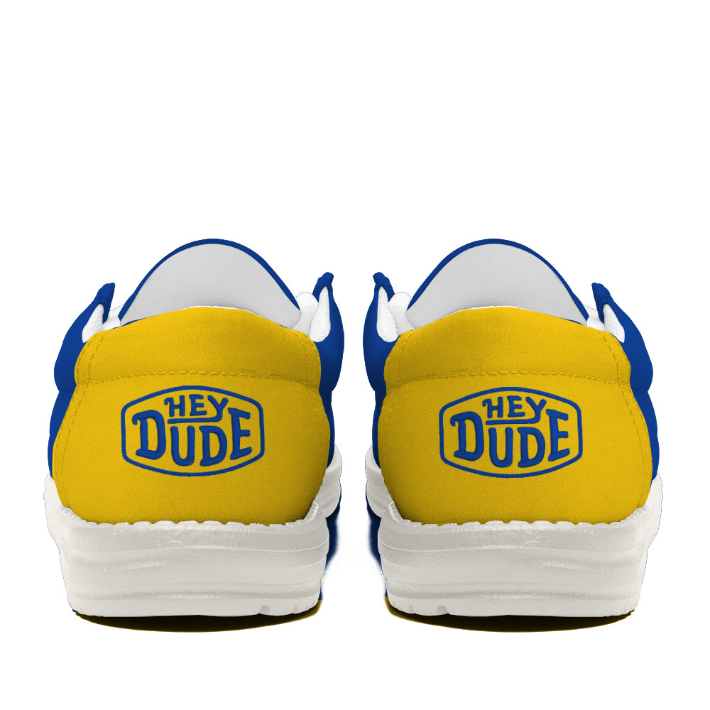 Los Angeles Rams Football Hey Dude Canvas Loafer Shoes For Men And Women - Image 4