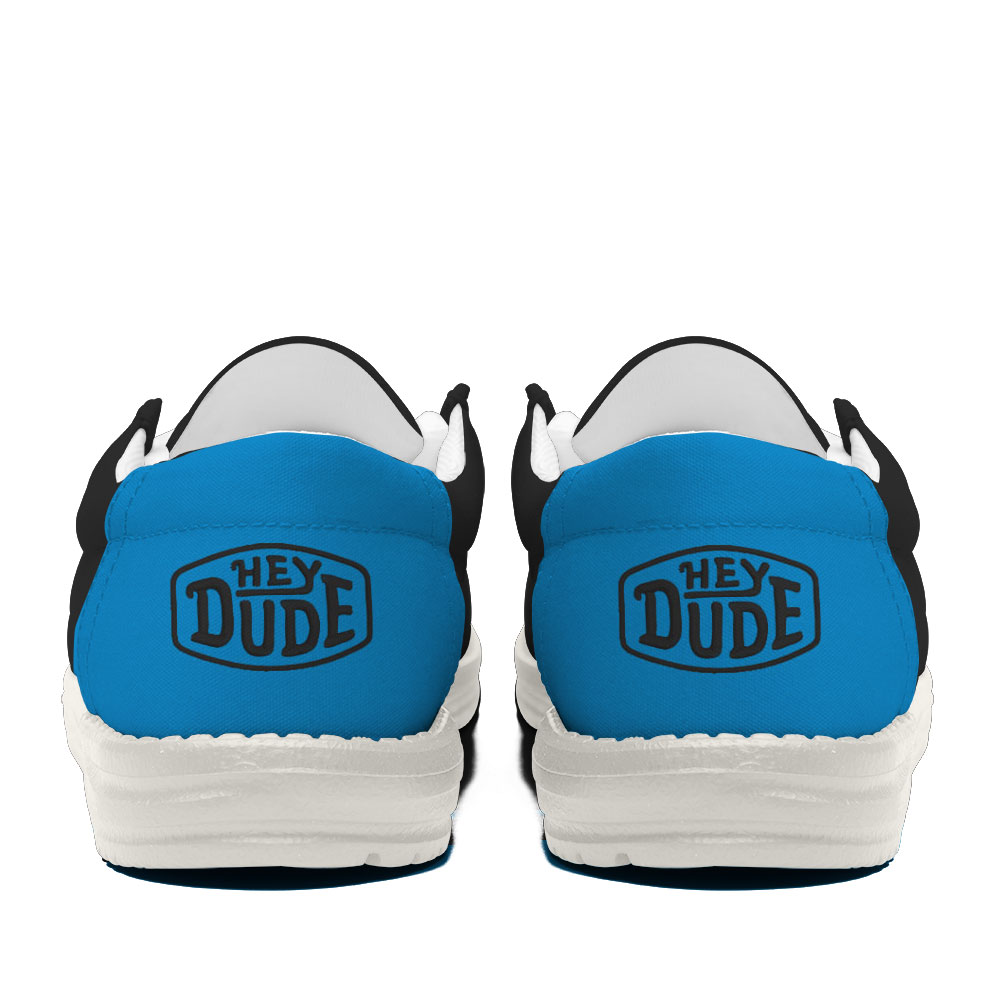 Carolina Panthers Football Hey Dude Canvas Loafer Shoes For Men And Women - Image 4