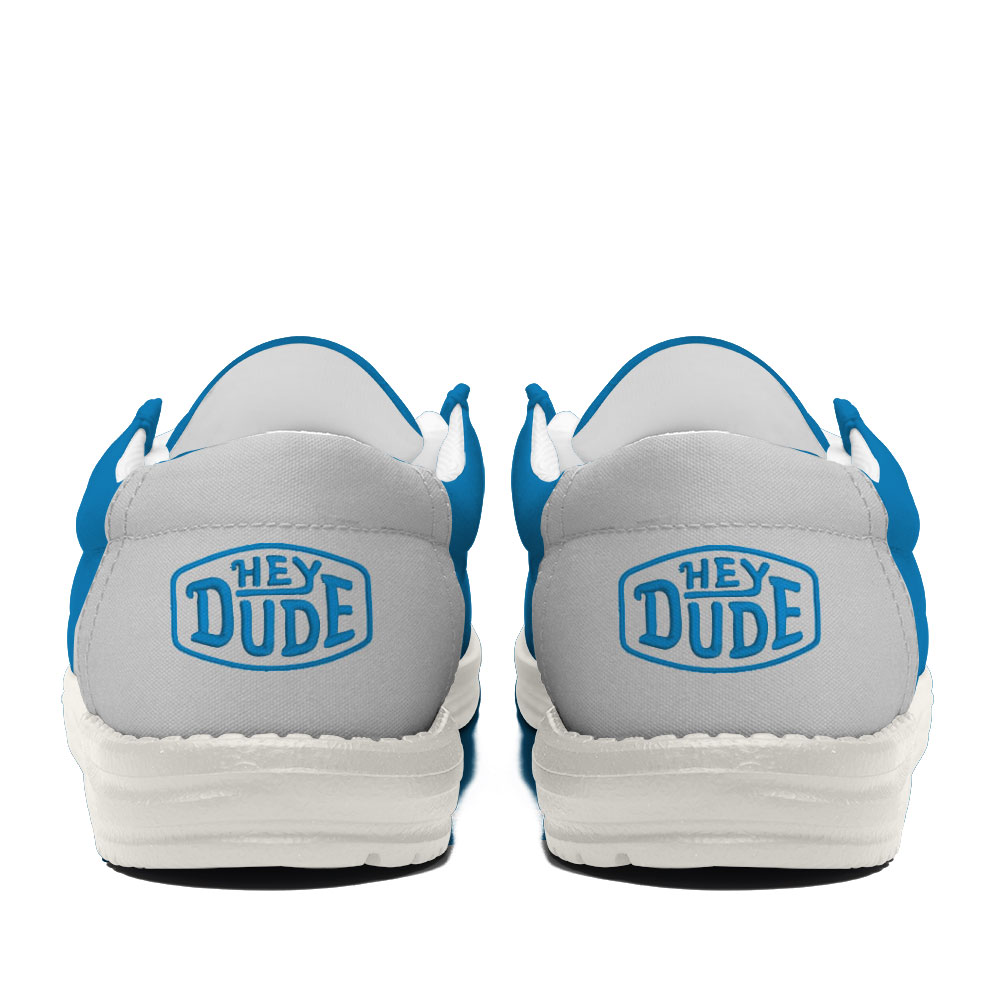Detroit Lions Football Hey Dude Canvas Loafer Shoes For Men And Women - Image 4