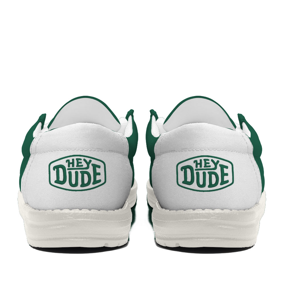 New York Jets Football Hey Dude Canvas Loafer Shoes For Men And Women - Image 4