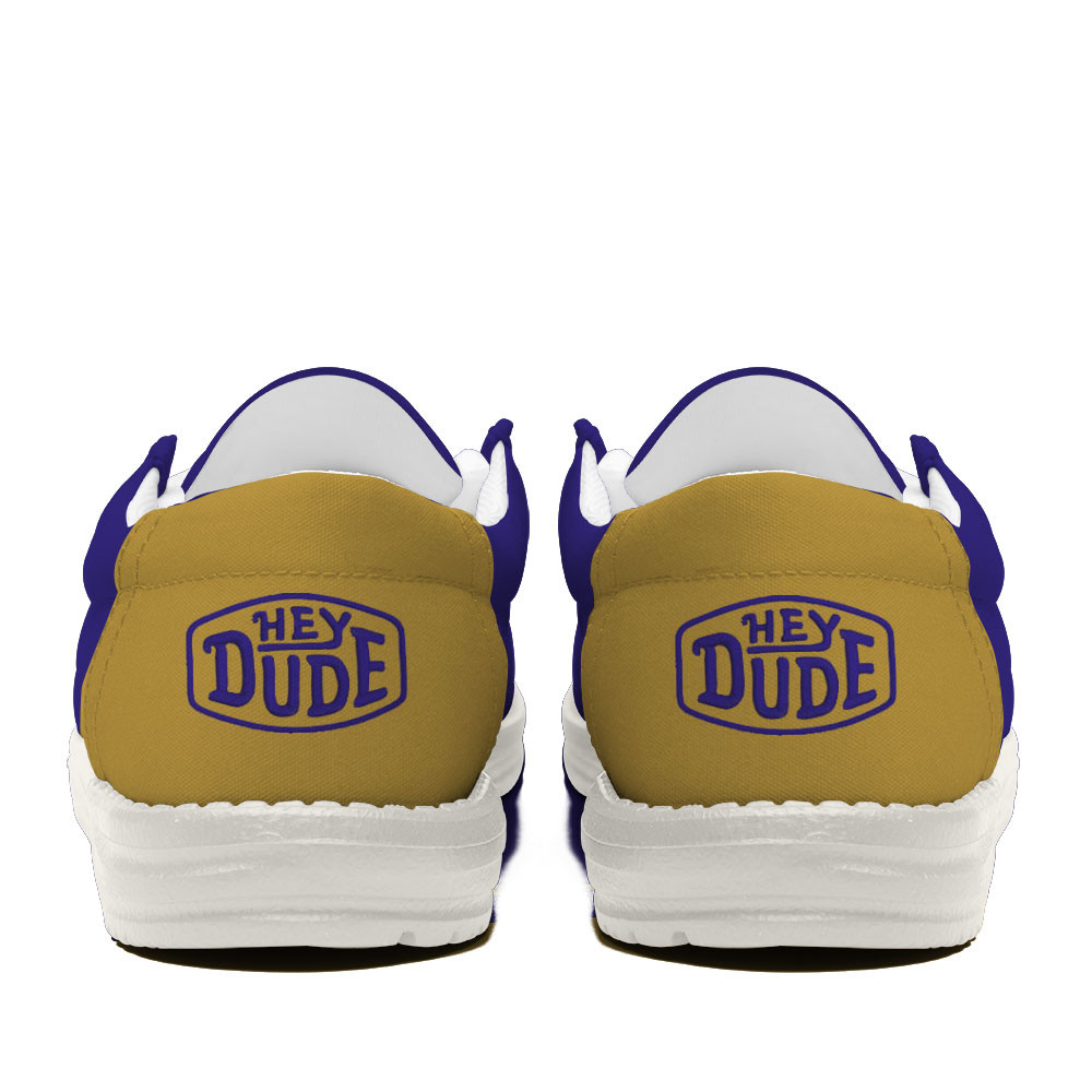 Baltimore Ravens Football Hey Dude Canvas Loafer Shoes For Men And Women - Image 4