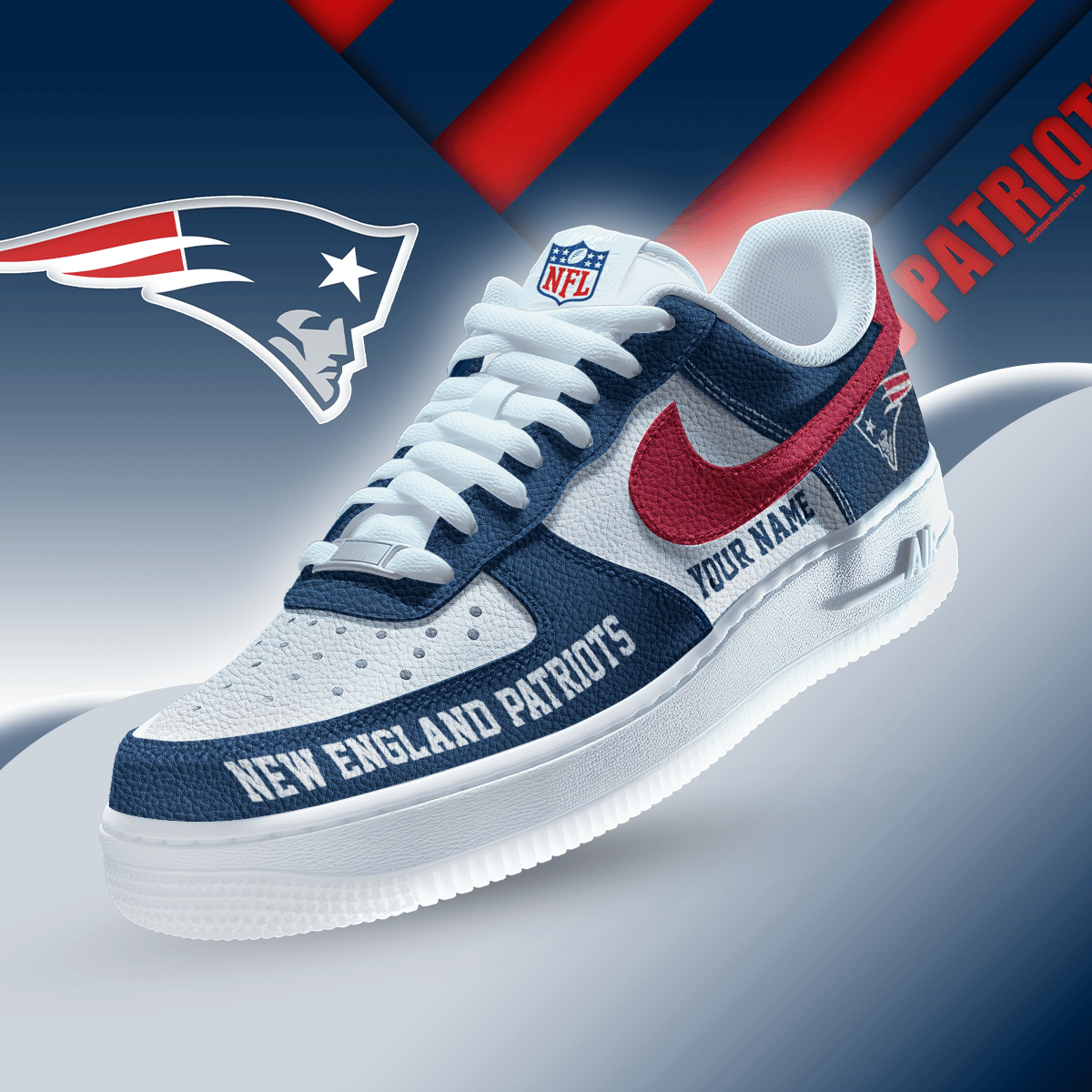 New England Patriots Premium Af1 Limited Edition - Image 2