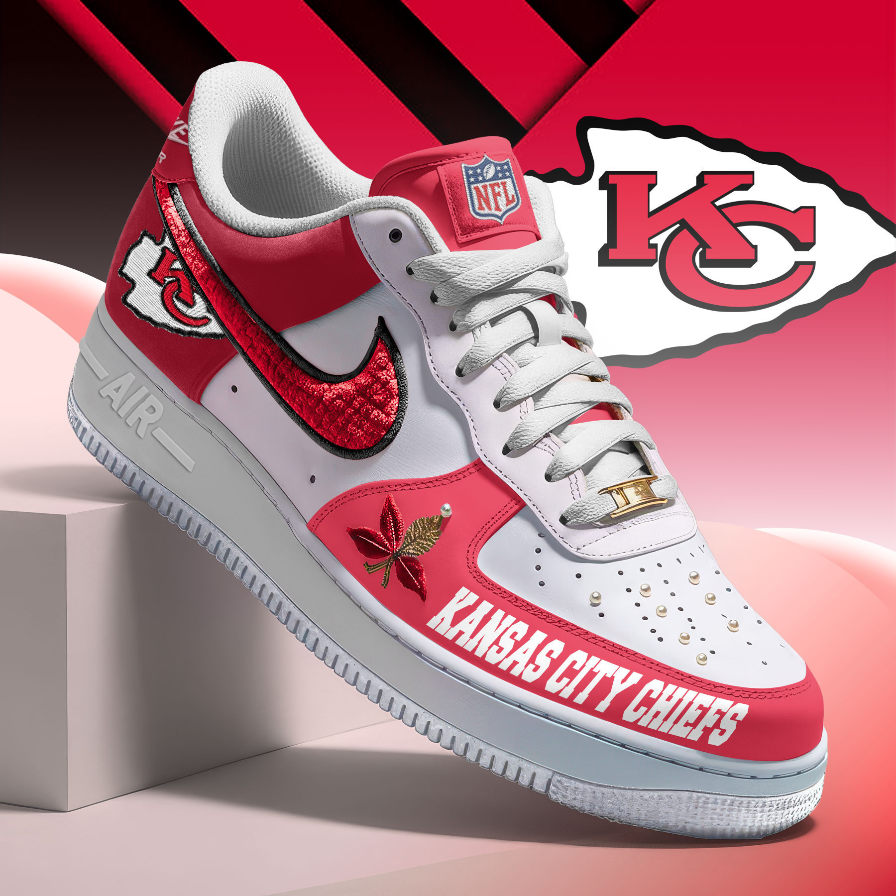 Kansas City Chiefs Premium Af1 Limited Edition - Perfect Gift For Fan - Image 2