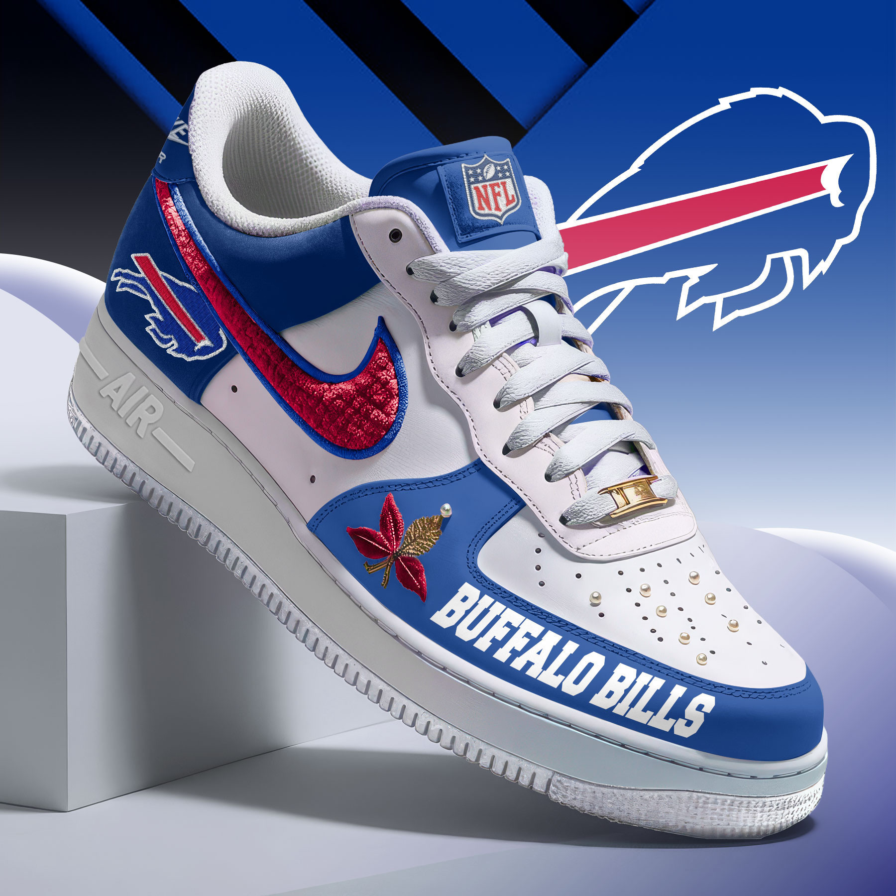 Buffalo Bills Premium Af1 Limited Edition - Perfect Gift For Fan - Image 2