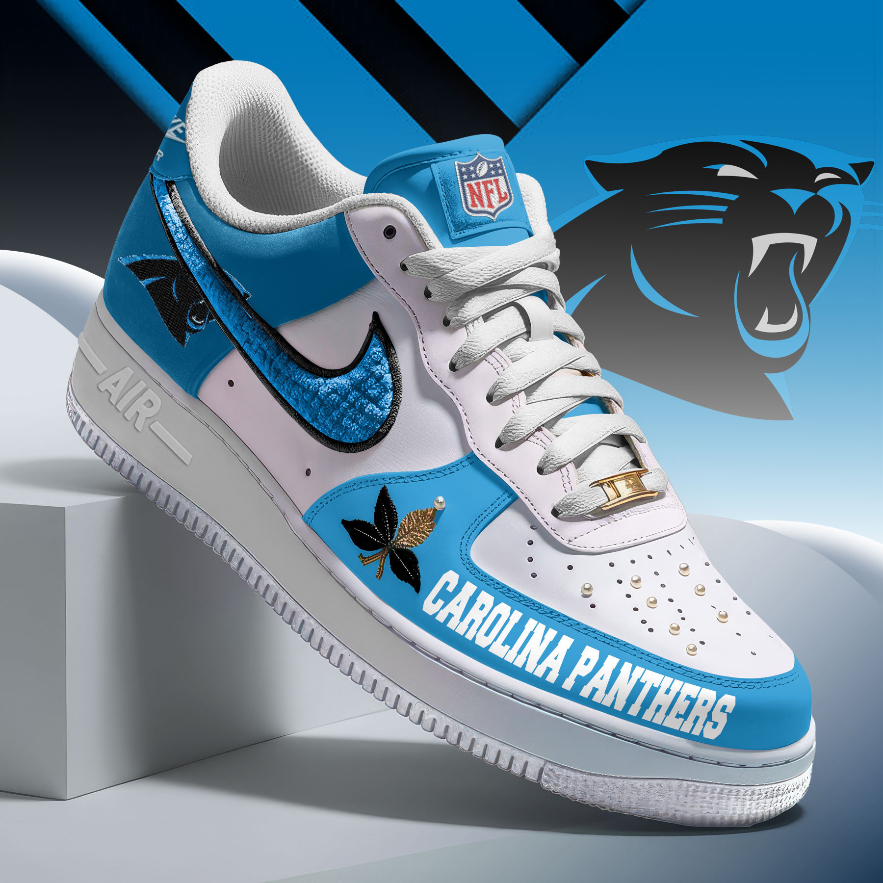 Carolina Panthers Premium Af1 Limited Edition - Perfect Gift For Fan - Image 2