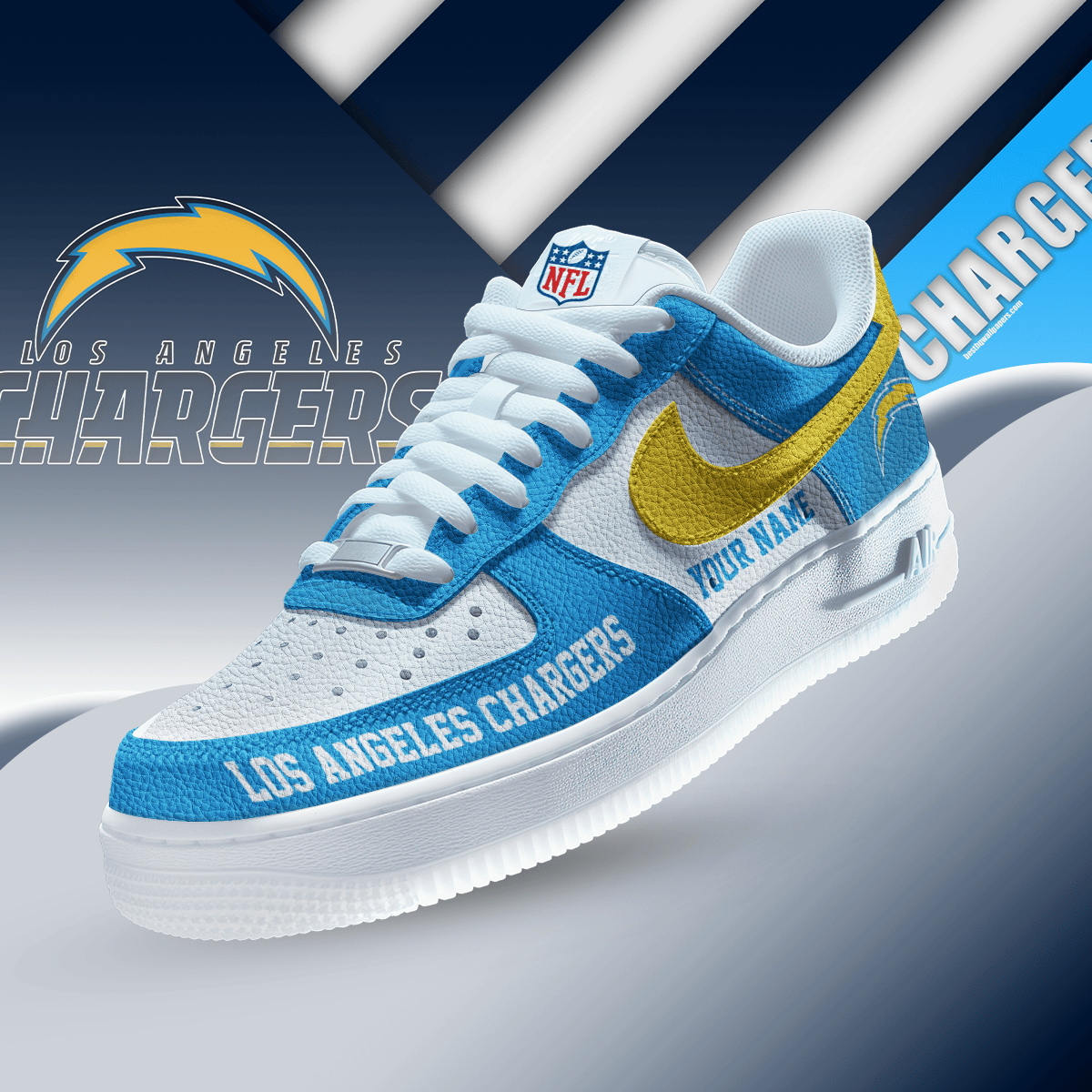 Los Angeles Chargers Premium Af1 Limited Edition - Image 2