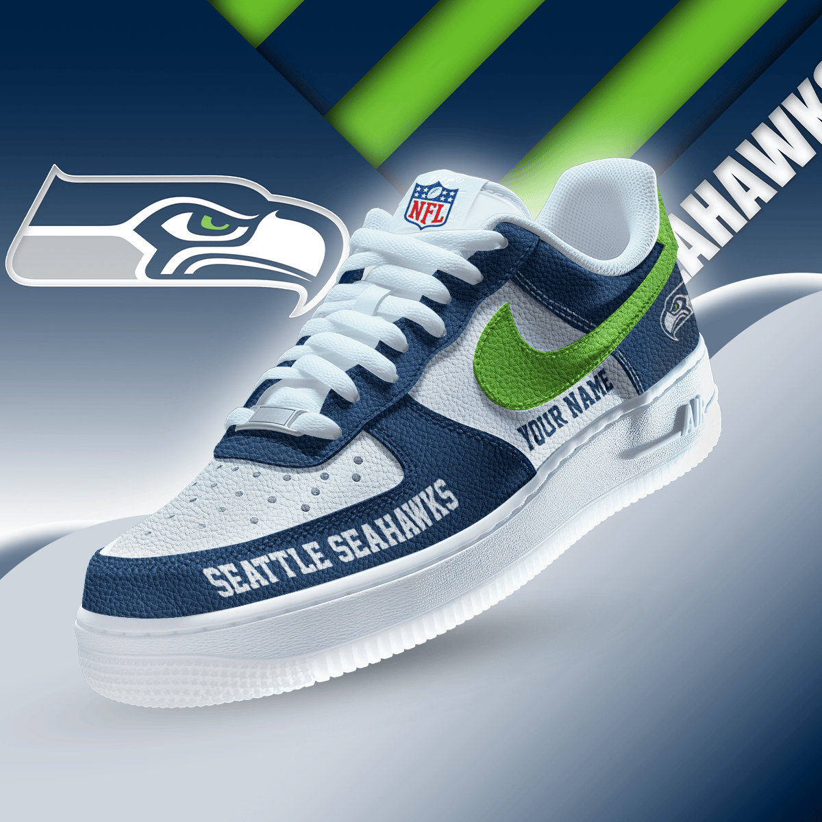 Seattle Seahawks Premium Af1 Limited Edition - Image 2