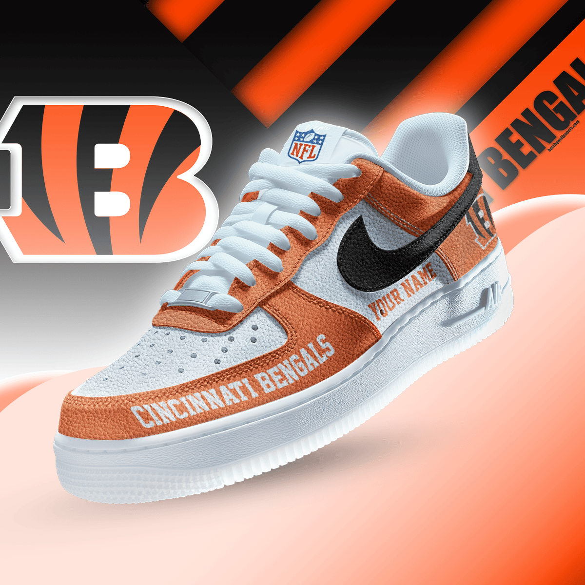 Cincinnati Bengals Premium Af1 Limited Edition - Image 2