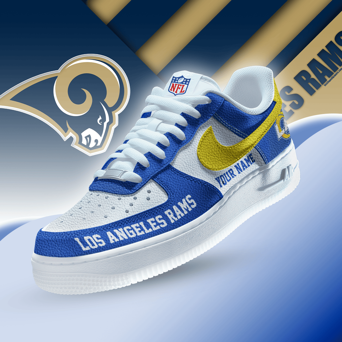 Los Angeles Rams Premium Af1 Limited Edition - Image 2