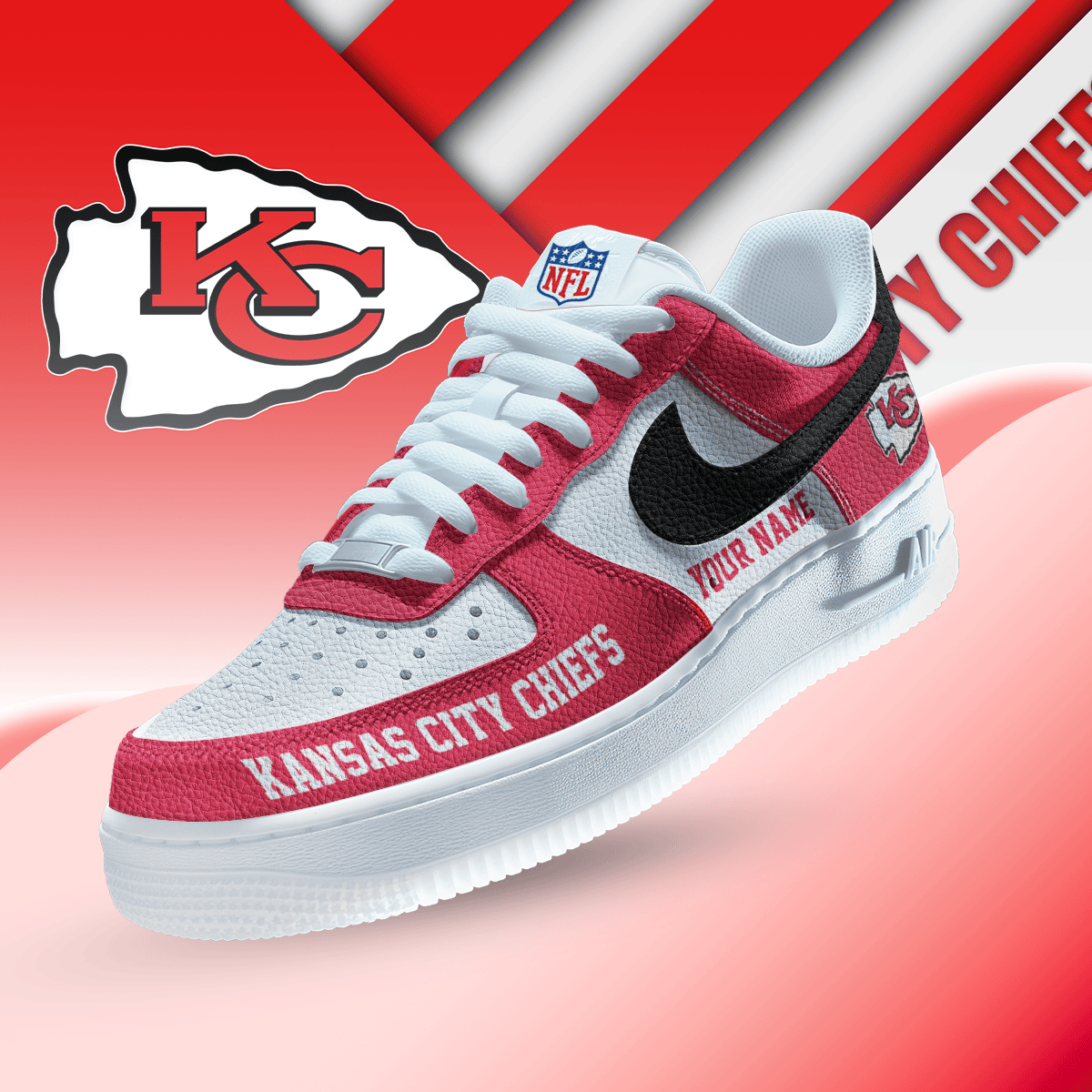 Kansas City Chiefs Premium Af1 Limited Edition - Image 2