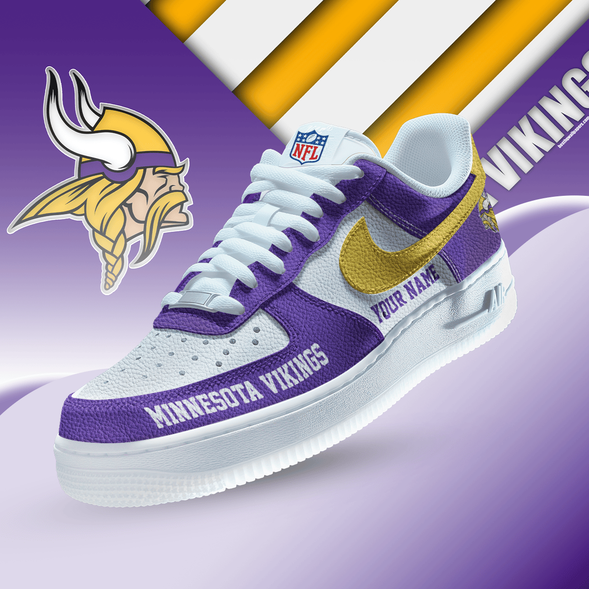 Minnesota Vikings Premium Af1 Limited Edition - Image 2