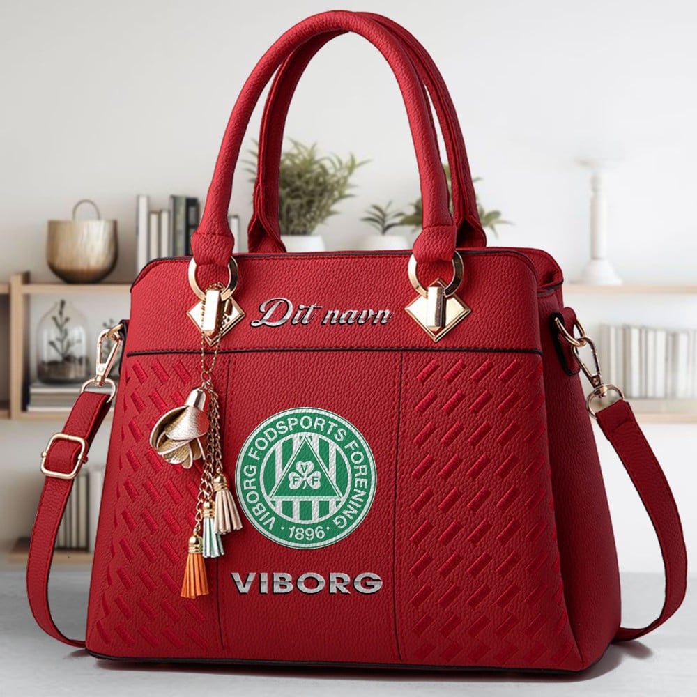 Viborg Logo Crossbody Zip Hand Bag With Tassel Custom Name For Women - Image 6