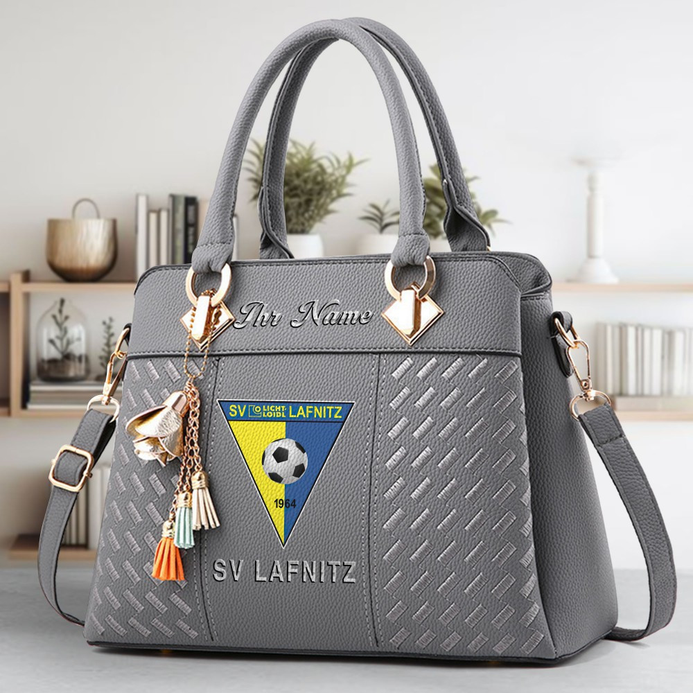 SV Lafnitz Logo Crossbody Zip Hand Bag With Tassel Custom Name For Women - Image 4