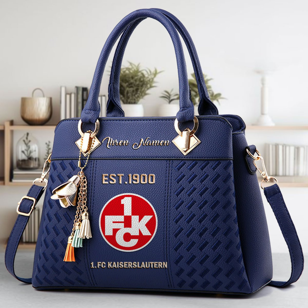 1. FC Kaiserslautern Crossbody Zip Handbag With Tassel Custom Name For Women - Image 3