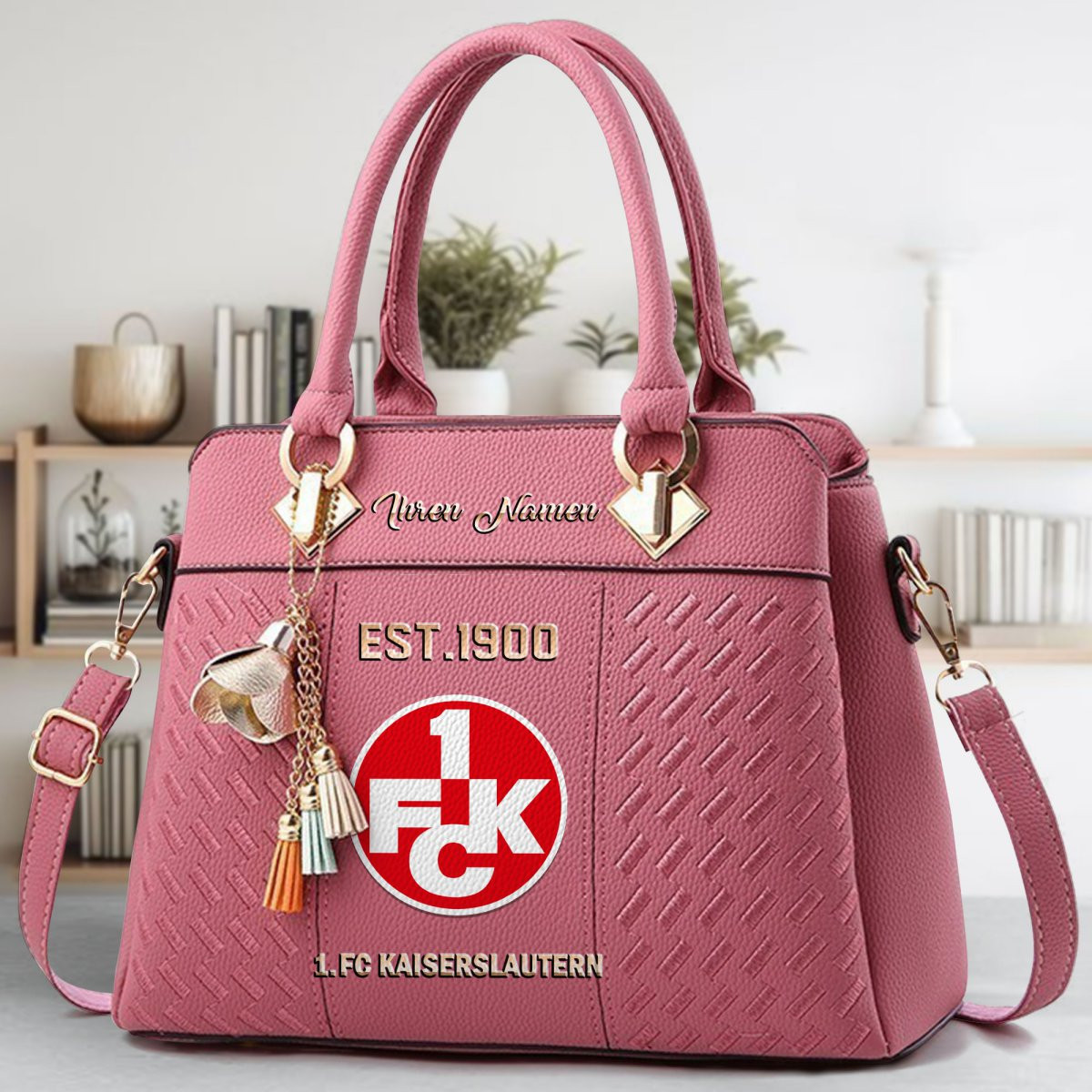 1. FC Kaiserslautern Crossbody Zip Handbag With Tassel Custom Name For Women - Image 6