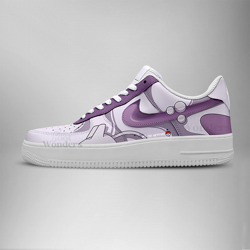 Pokemon mewtwo Air Low-Top Sneakers Shoes Printed Classic For Men And Women - Image 2