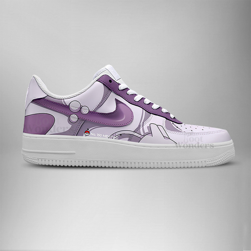 Pokemon mewtwo Air Low-Top Sneakers Shoes Printed Classic For Men And Women - Image 3