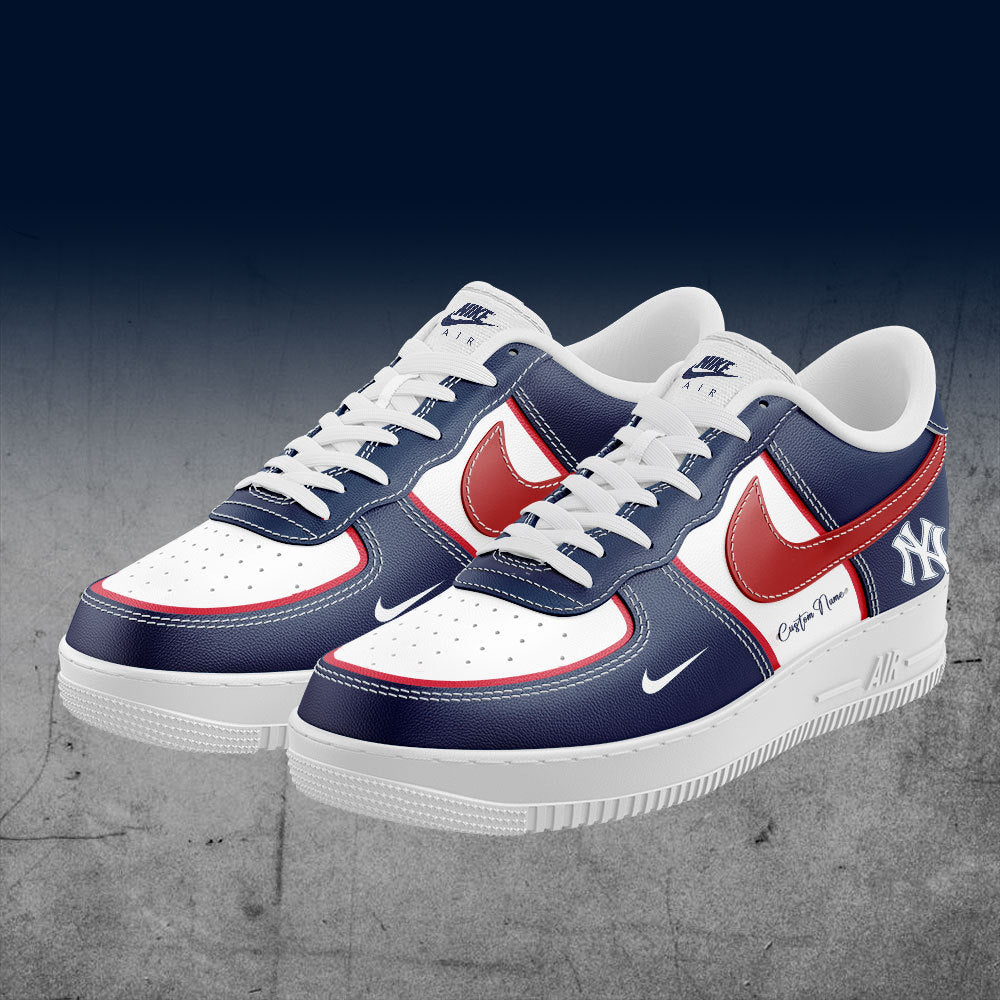 New York Yankees Air Low-Top Sneakers Shoes Printed Classic For Men And Women - Image 2