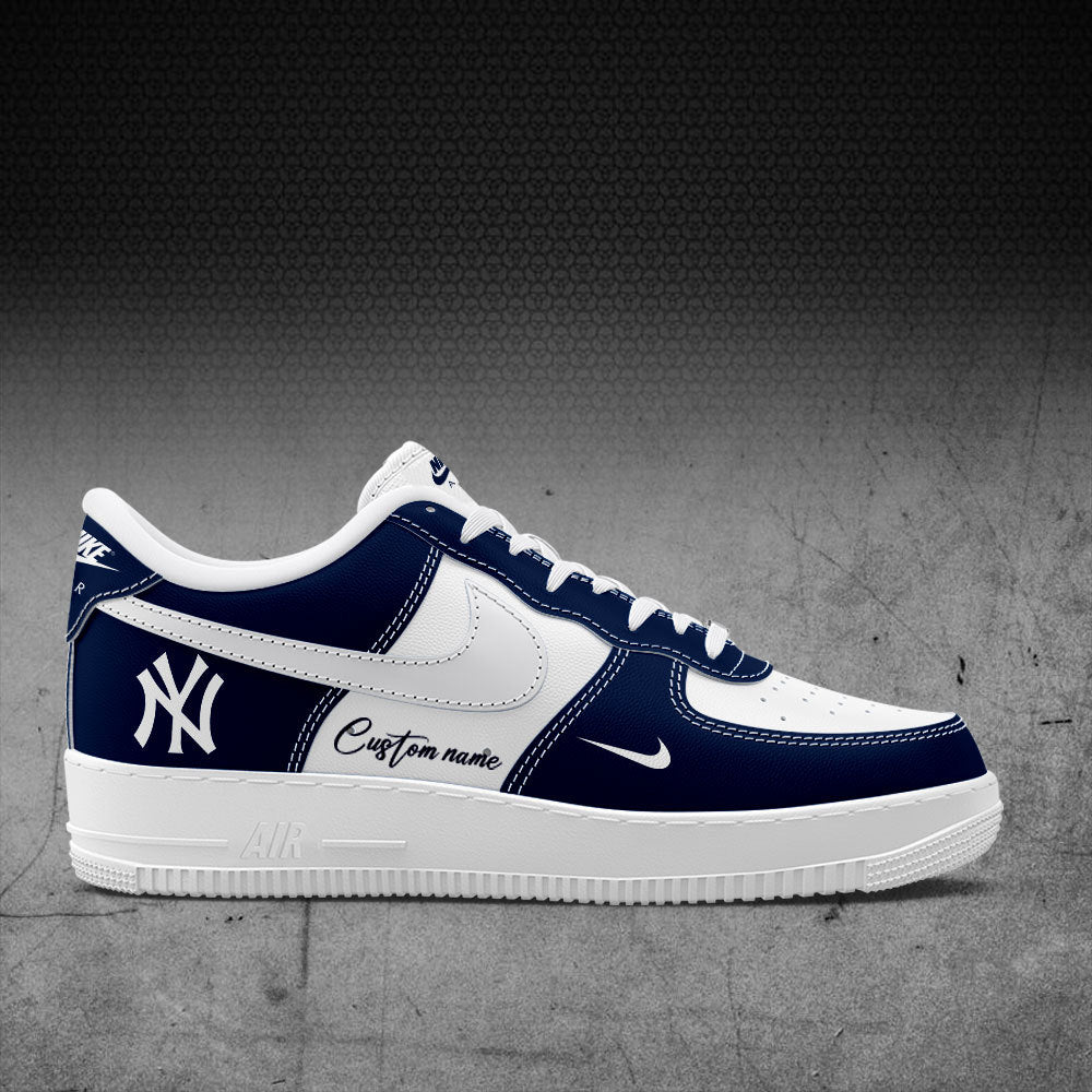 New York Yankees Air Low-Top Sneakers Shoes Printed Classic For Men And Women - Image 2