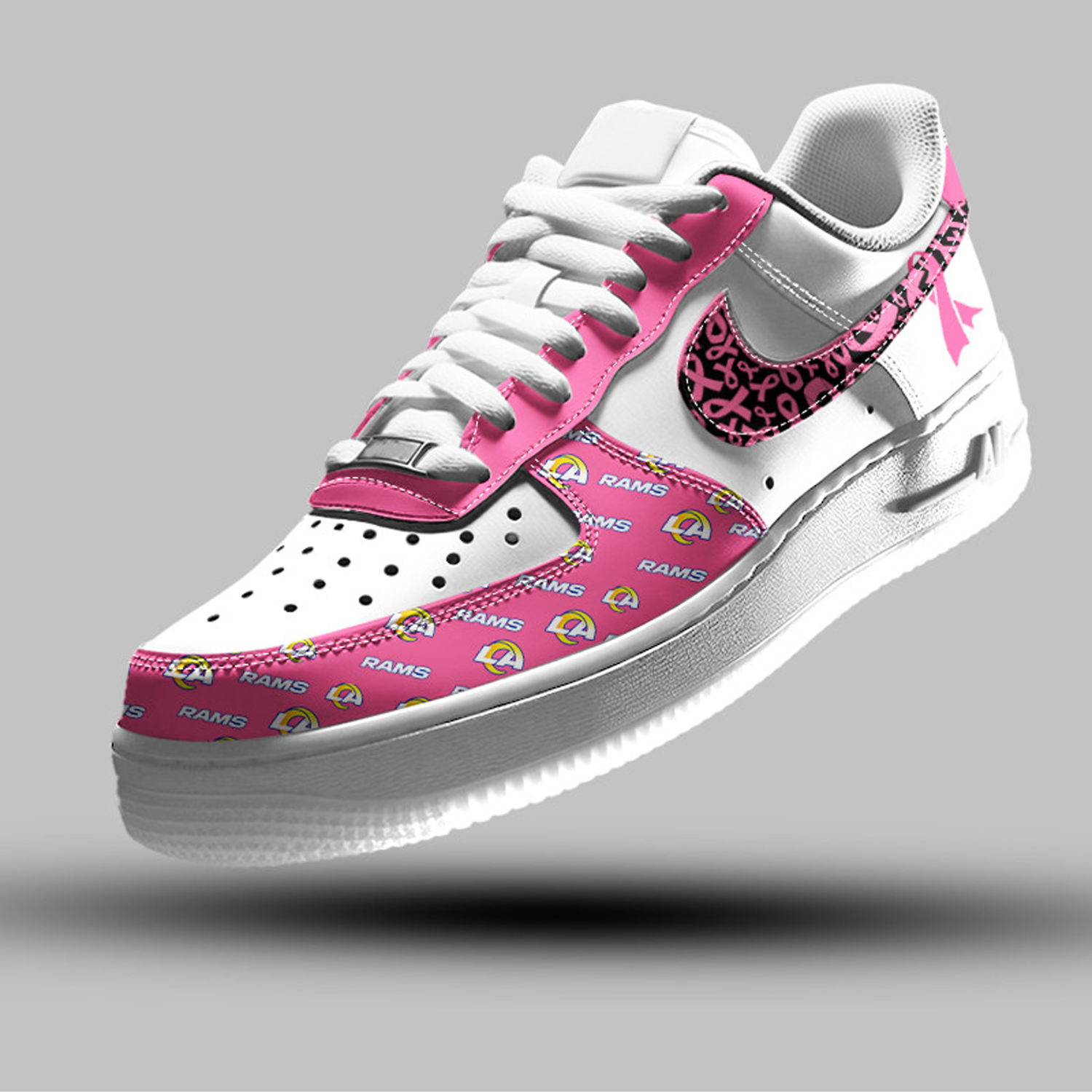 Los Angeles Rams Air Low-Top Sneakers Shoes Comfortable For Men And Women Printed Full Size - Image 2