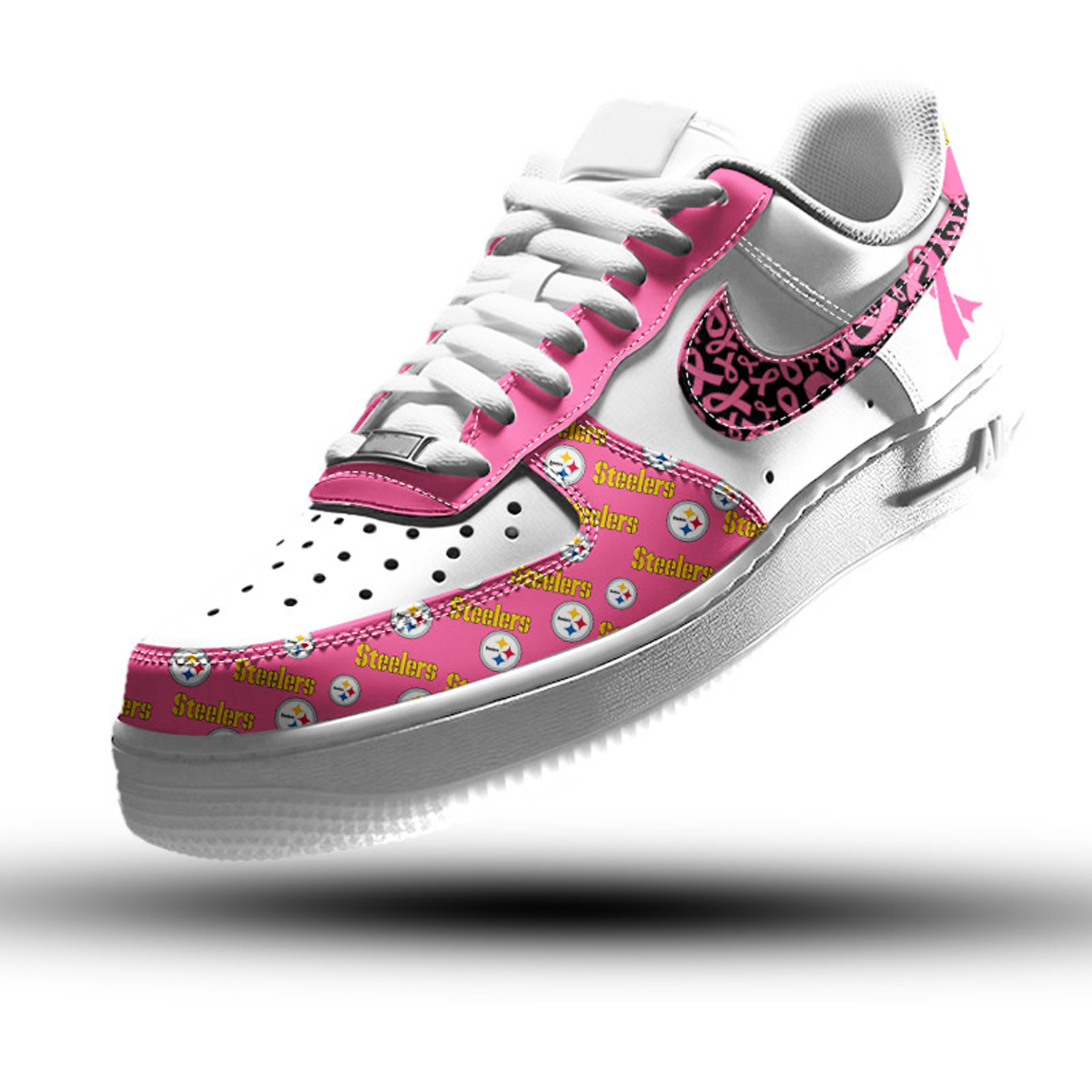 Pittsburgh Steelers Air Low-Top Sneakers Shoes Comfortable For Men And Women Printed Full Size - Image 2