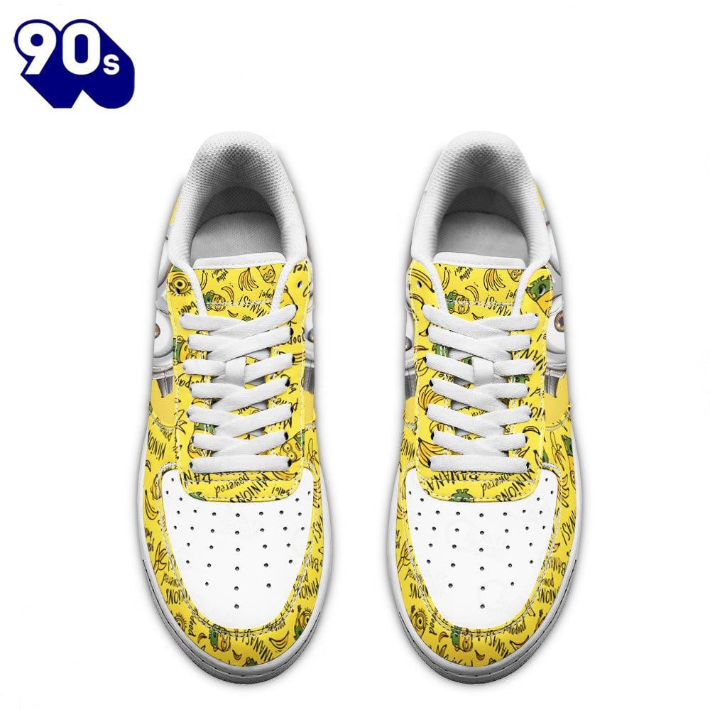Minion Air Low-Top Sneakers Shoes Comfortable For Men And Women Printed Full Size - Image 3