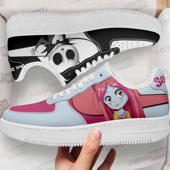 Jack Skellington Air Low-Top Sneakers Shoes Comfortable For Men And Women Printed Full Size - Image 2