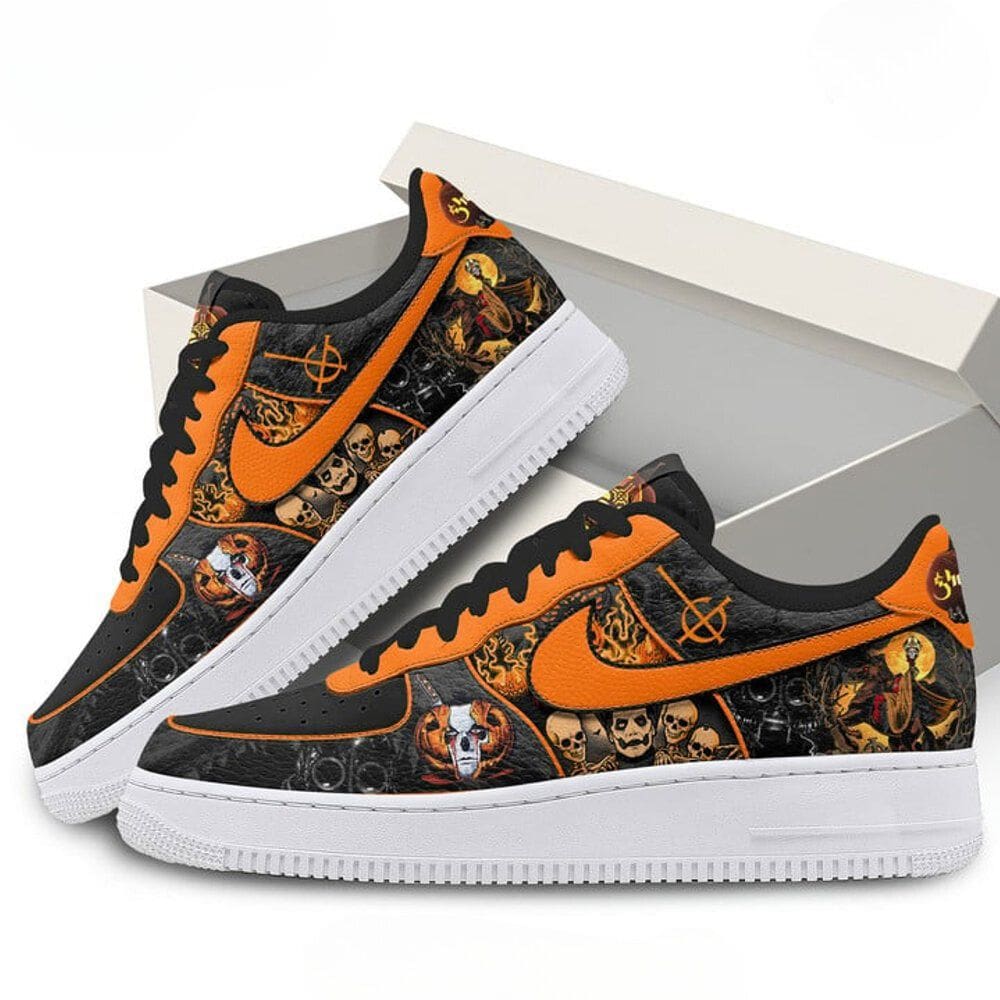 Ghost Happy Halloween Air Low-Top Sneakers Shoes Comfortable For Men And Women Printed Full Size - Image 2