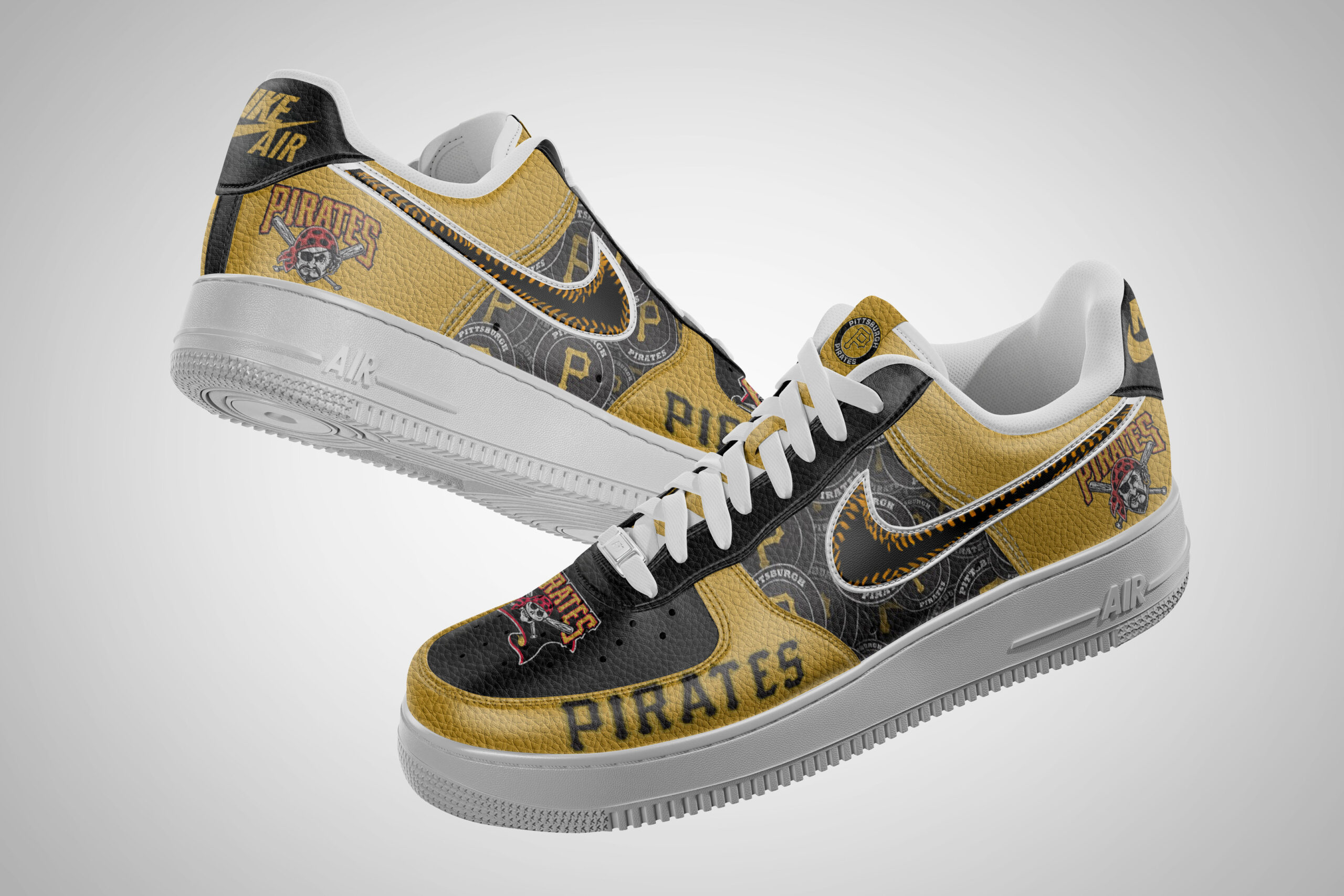 Pittsburgh Pirates Air Low-Top Sneakers Shoes Comfortable For Men And Women Printed Full Size - Image 3