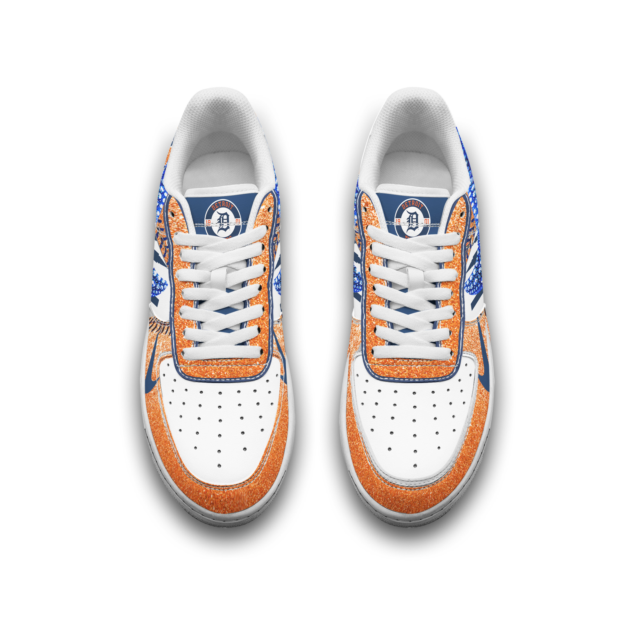 Detroit Tigers Air Low-Top Sneakers Shoes Comfortable For Men And Women Printed Full Size - Image 3