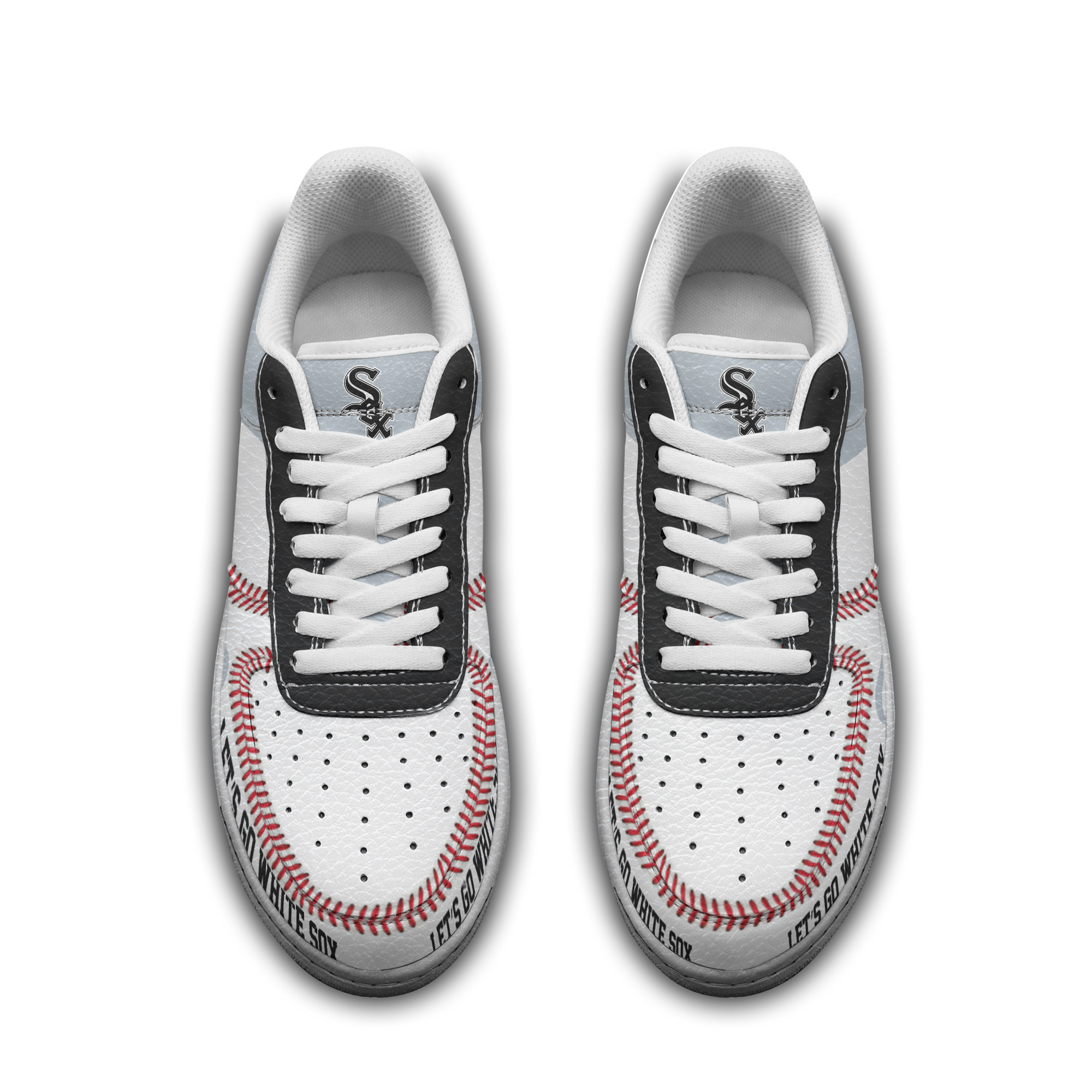 Chicago White Sox Air Low-Top Sneakers Shoes Comfortable For Men And Women Printed Full Size - Image 3