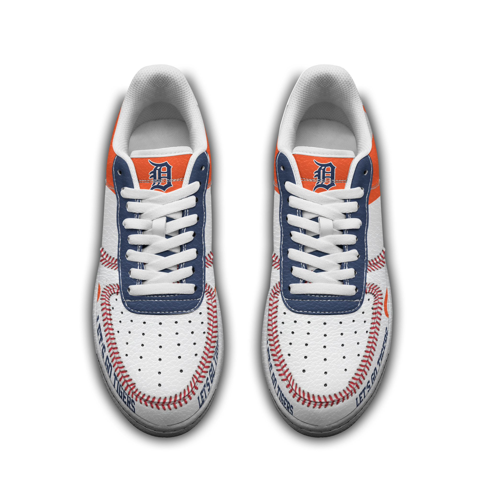 Detroit Tigers Air Low-Top Sneakers Shoes Comfortable For Men And Women Printed Full Size - Image 2