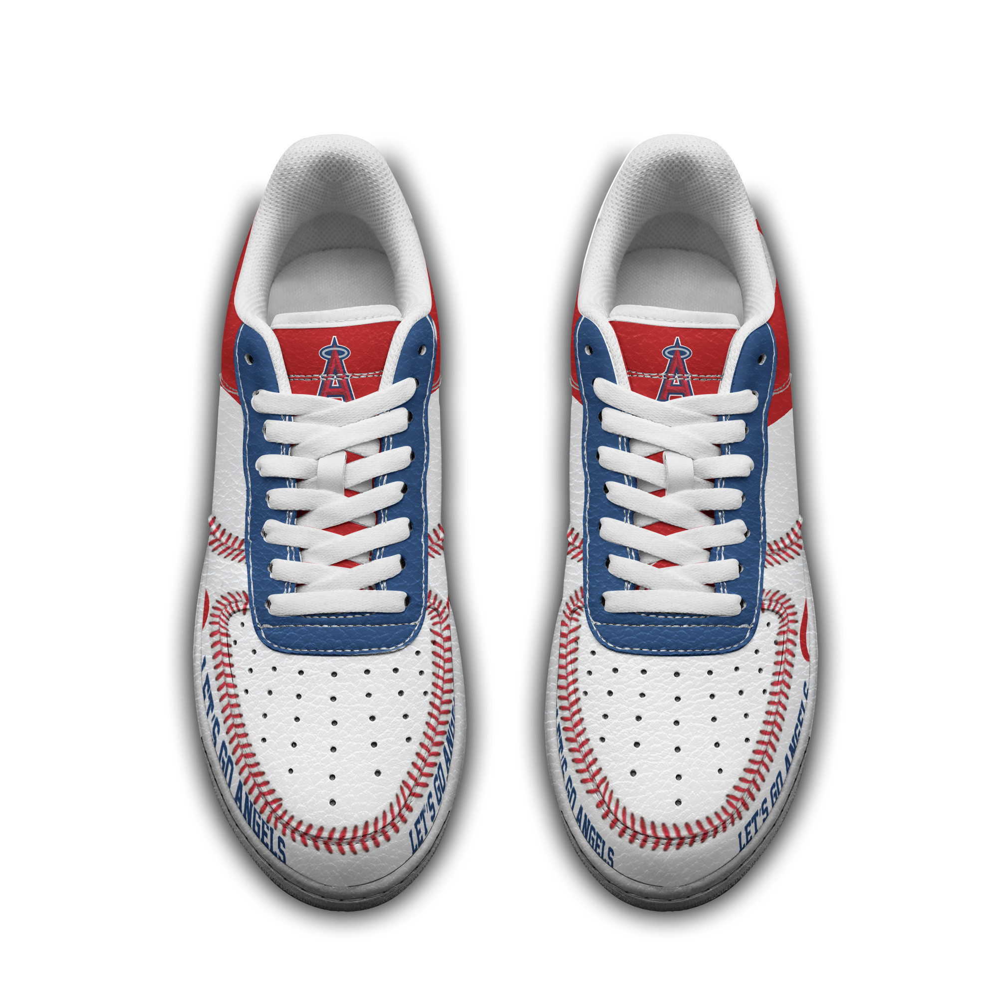 Los Angeles Angels Air Low-Top Sneakers Shoes Comfortable For Men And Women Printed Full Size - Image 2