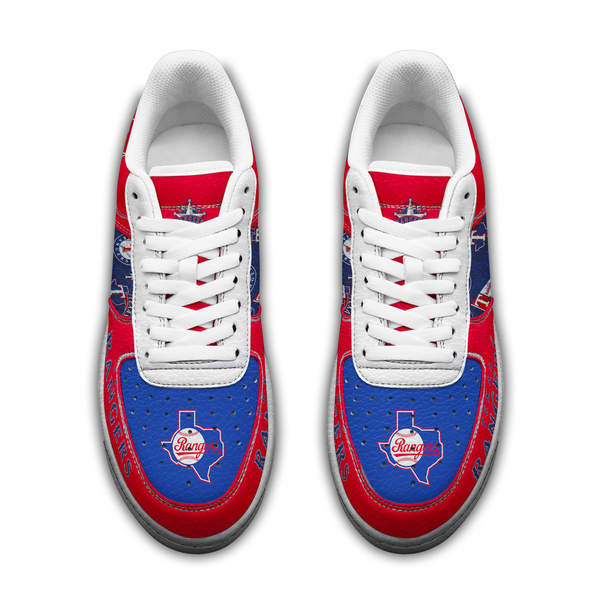 Texas Rangers Air Low-Top Sneakers Shoes Comfortable For Men And Women Printed Full Size - Image 3