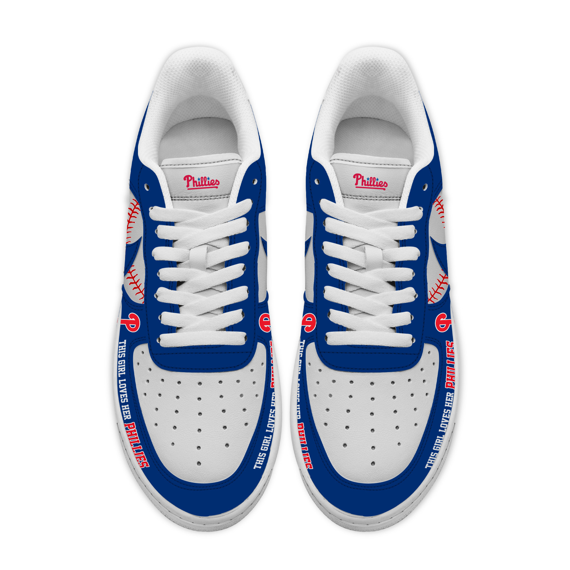 Philadelphia Phillies Air Low-Top Sneakers Shoes Comfortable For Men And Women Printed Full Size - Image 2